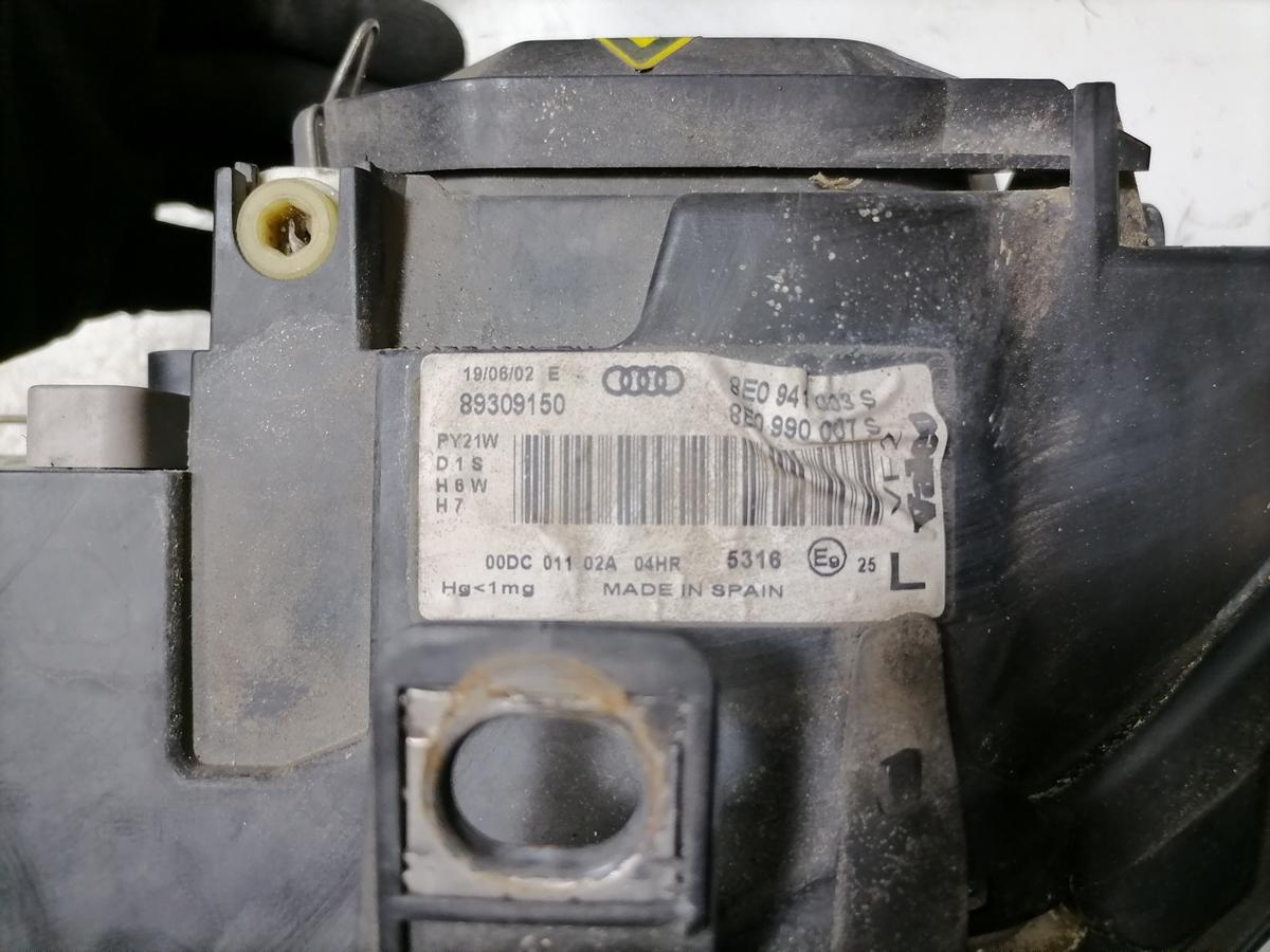 Audi A4 8E B6 original Xenonscheinwerfer vorn links Bj.2002